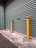Bollard Removable KeyLock 90mm In Ground - Yellow