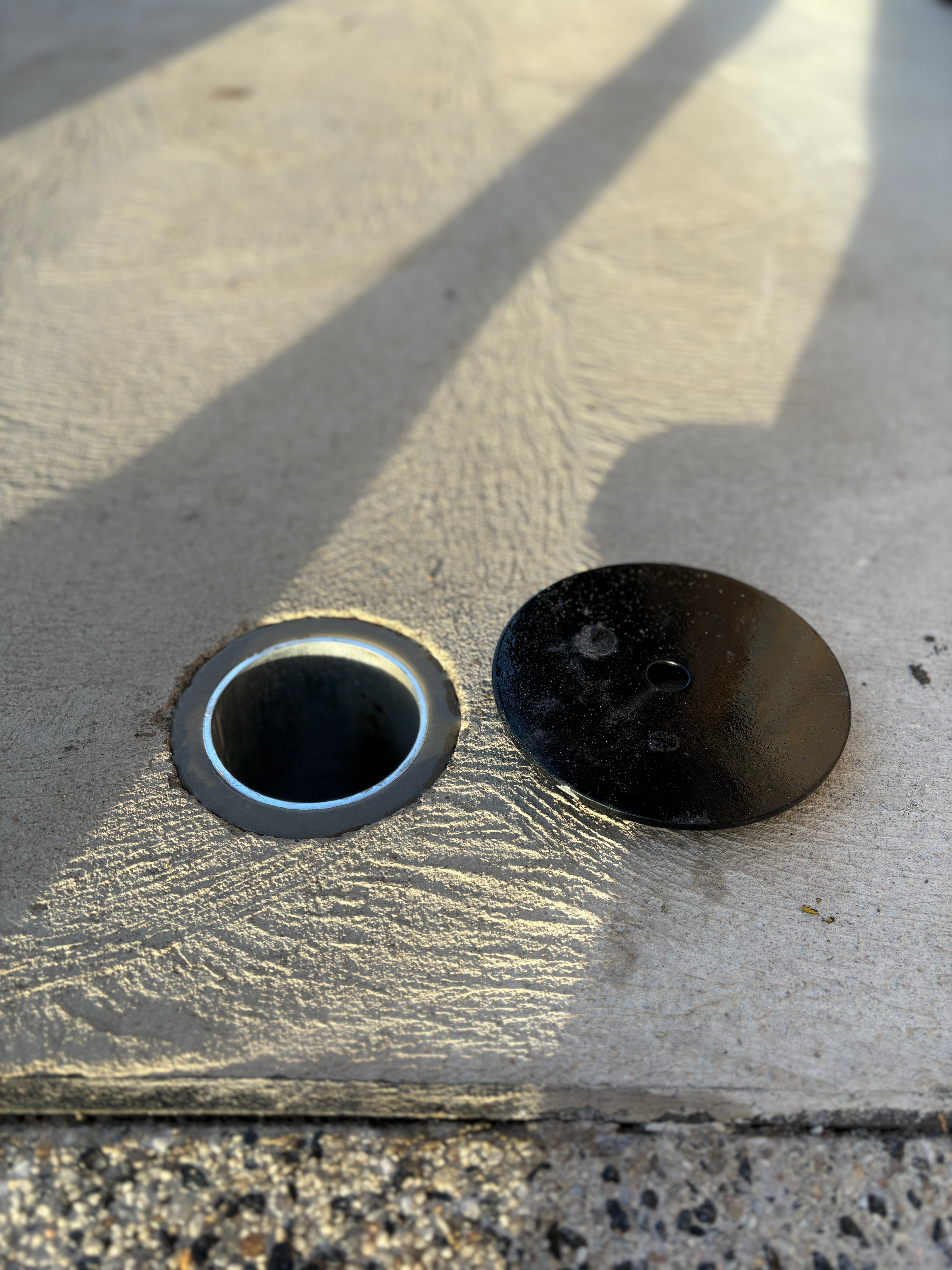 Bollard Removable KeyLock 90mm In Ground - Yellow