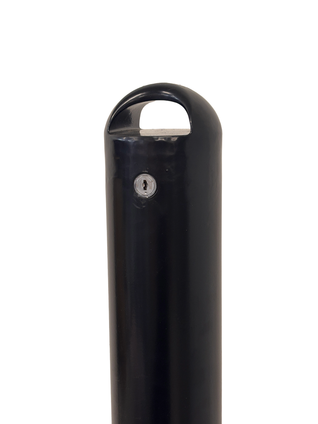 114mm Platinum Key Lock Removable Bollard -Black