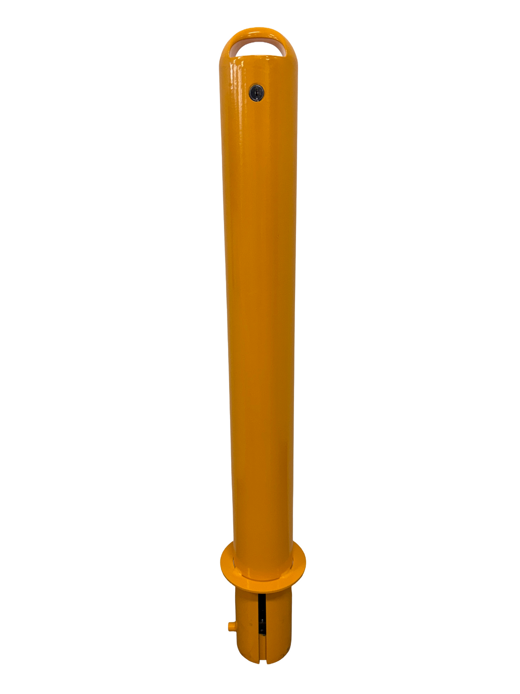 114mm Platinum Key Lock Removable Bollard -Yellow