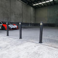 114mm Platinum Key Lock Removable Bollard -Black